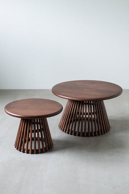 sed/met slat side table