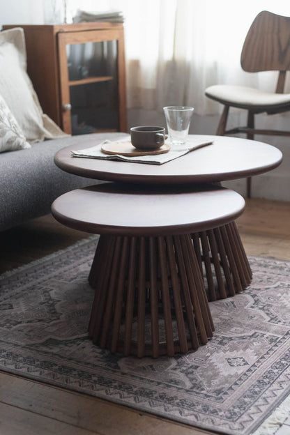 sed/met slat side table