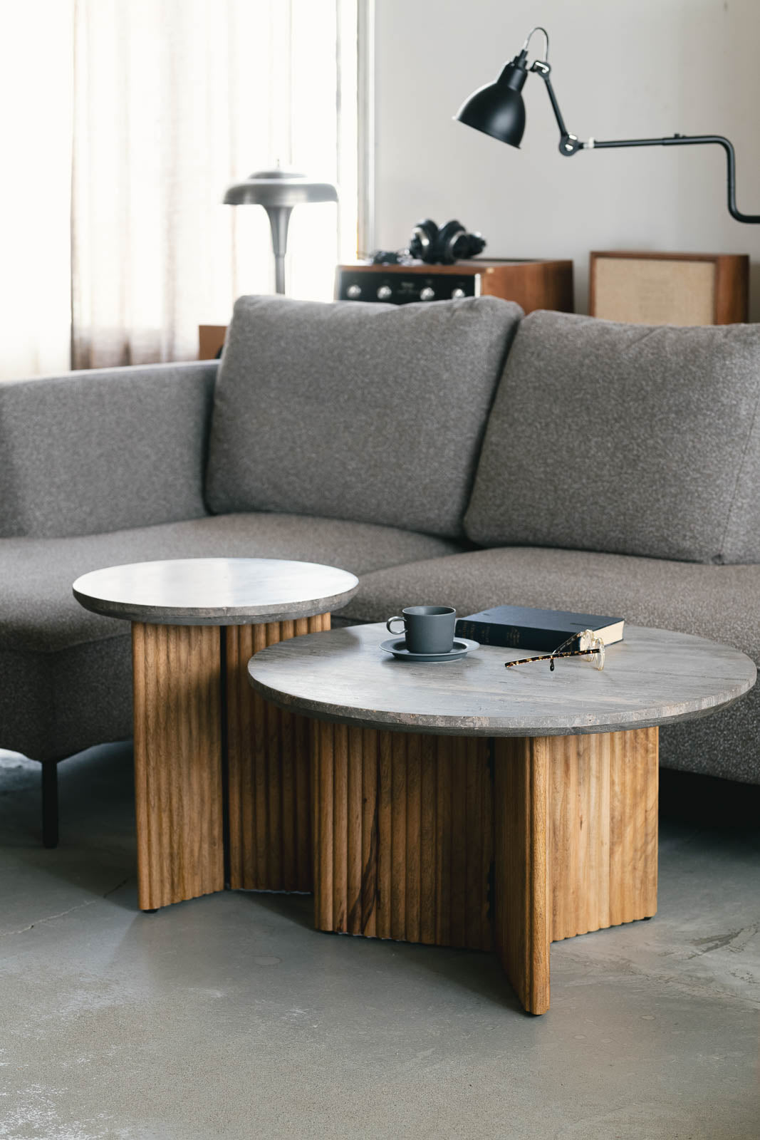 sed/met Rib Coffee Table | コーヒーテーブル（セット販売）