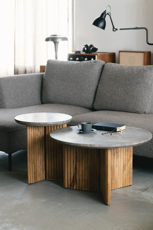 sed/met Rib Coffee Table | コーヒーテーブル（セット販売）