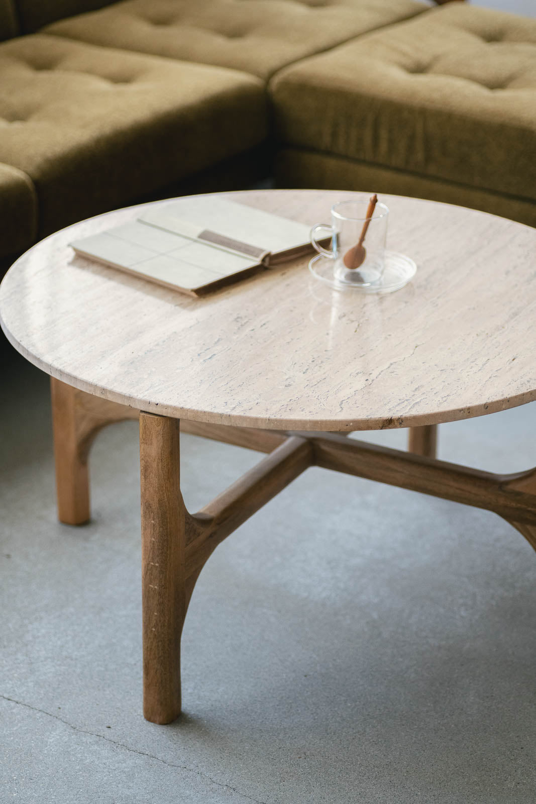 sed/met Cross Table φ750 Low | コーヒーテーブル