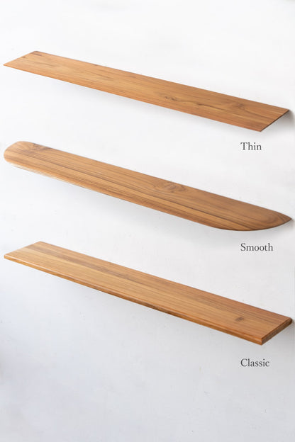 Teak Thin shelf W900 | 棚受け一体型シェルフ ロング