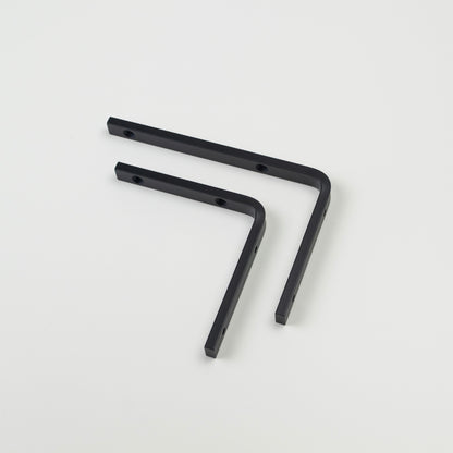 [Bent] Flat Bracket (S/L) BK Iron