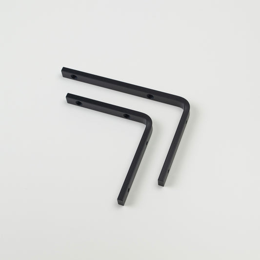 [Bent] Flat Bracket (S/L) BK Iron