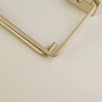 【Bent】 Paper Holder Double -2way- Satin finish（マット仕上げ）※在庫限りで生産終了