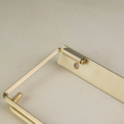 【Bent】 Paper Holder Double -2way- Satin finish（マット仕上げ）※在庫限りで生産終了